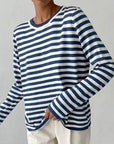Winifred | Relaxed-Fit Striped Long Sleeve Top