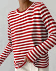 Winifred | Relaxed-Fit Striped Long Sleeve Top