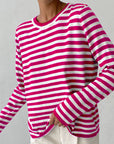 Winifred | Relaxed-Fit Striped Long Sleeve Top