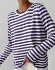 Winifred | Relaxed-Fit Striped Long Sleeve Top