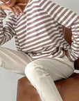 Winifred | Relaxed-Fit Striped Long Sleeve Top