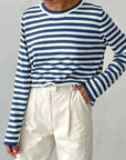Winifred | Relaxed-Fit Striped Long Sleeve Top