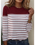 Constance | Striped Long Sleeve Top