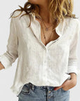 Rosanne | Relaxed Button-Up Blouse
