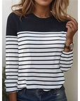 Constance | Striped Long Sleeve Top