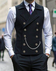 Edmund | Double-Breasted Tailored Waistcoat