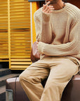 Franklin | Ribbed Round-Neck Sweater