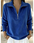 Georgina | Quarter-Zip Collared Pullover