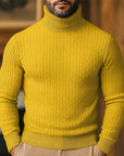 Rupert | Cable Knit Turtleneck Sweater