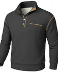 Conrad | Textured Half-Button Pullover