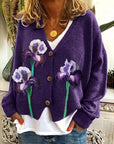 Hazel | Floral Open-Front Cardigan