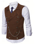Edmund | Double-Breasted Tailored Waistcoat