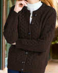 Fern | Textured Button-Front Cardigan