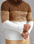 Graham | Color-Block Crew Neck Sweater