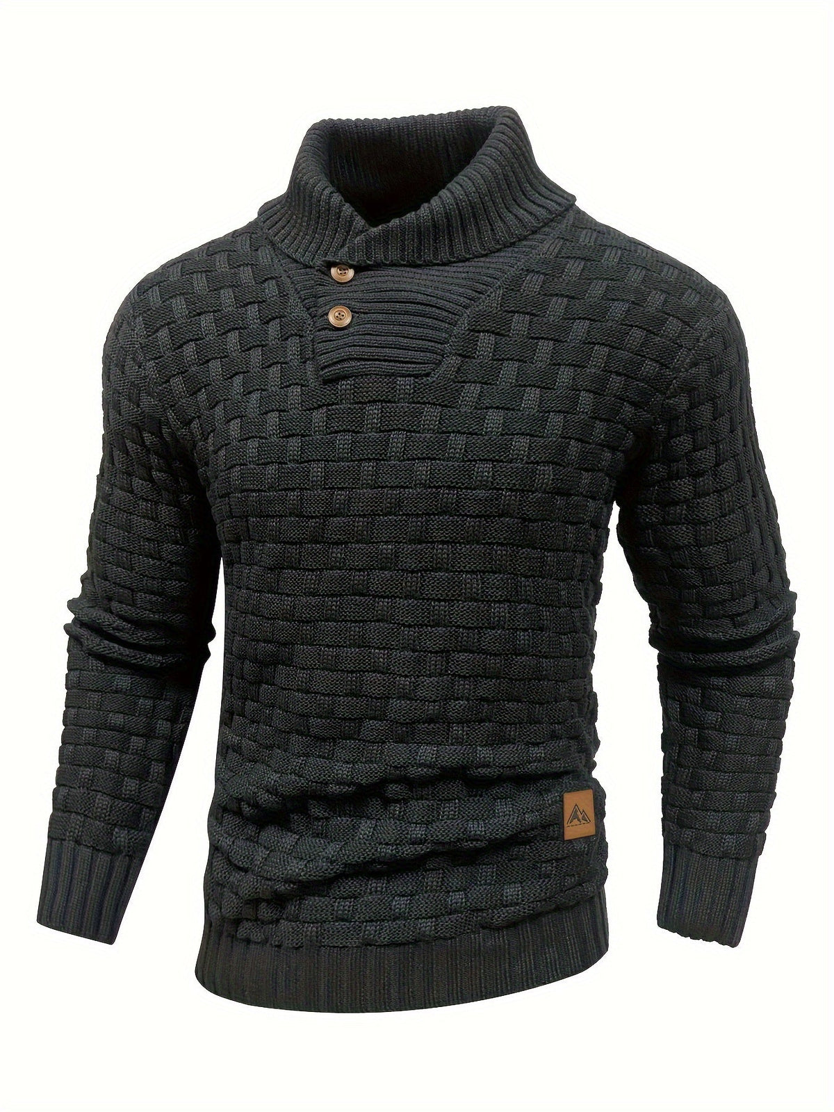Alistair | Textured Shawl-Collar Sweater