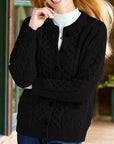 Fern | Textured Button-Front Cardigan