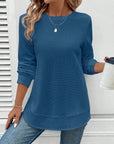 O-Neck Long Sleeve Daily Wear Shirt