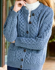 Fern | Textured Button-Front Cardigan