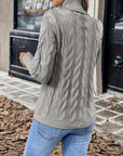 Celeste | Cozy Cable-Knit Turtleneck Sweater