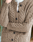 Fern | Textured Button-Front Cardigan
