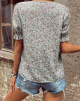 Women's Printed Casual Blouse