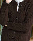 Fern | Textured Button-Front Cardigan