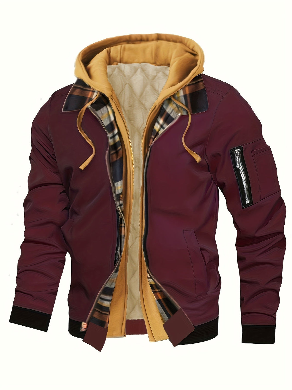 Bryson | Hooded Warm-Lined Zip Jacket