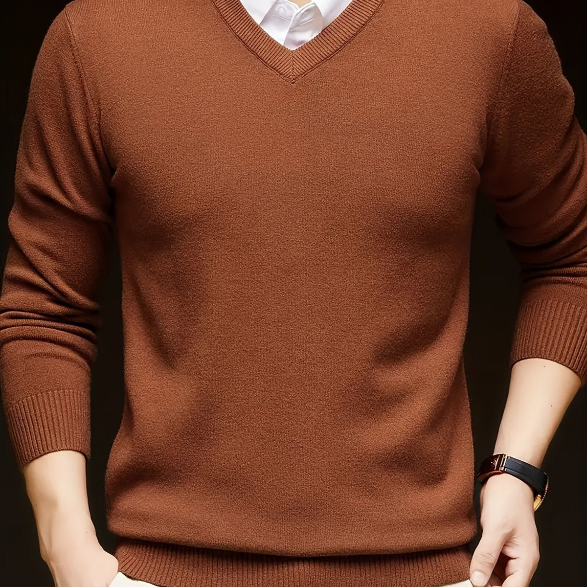 Hugh | Refined V-Neck Sweater