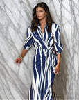 Classic Cut Floor Length Gown Dress