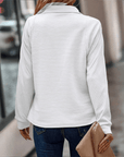 Gillian | Ribbed Half-Zip Pullover