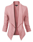 Penelope | Open-Front Draped Blazer