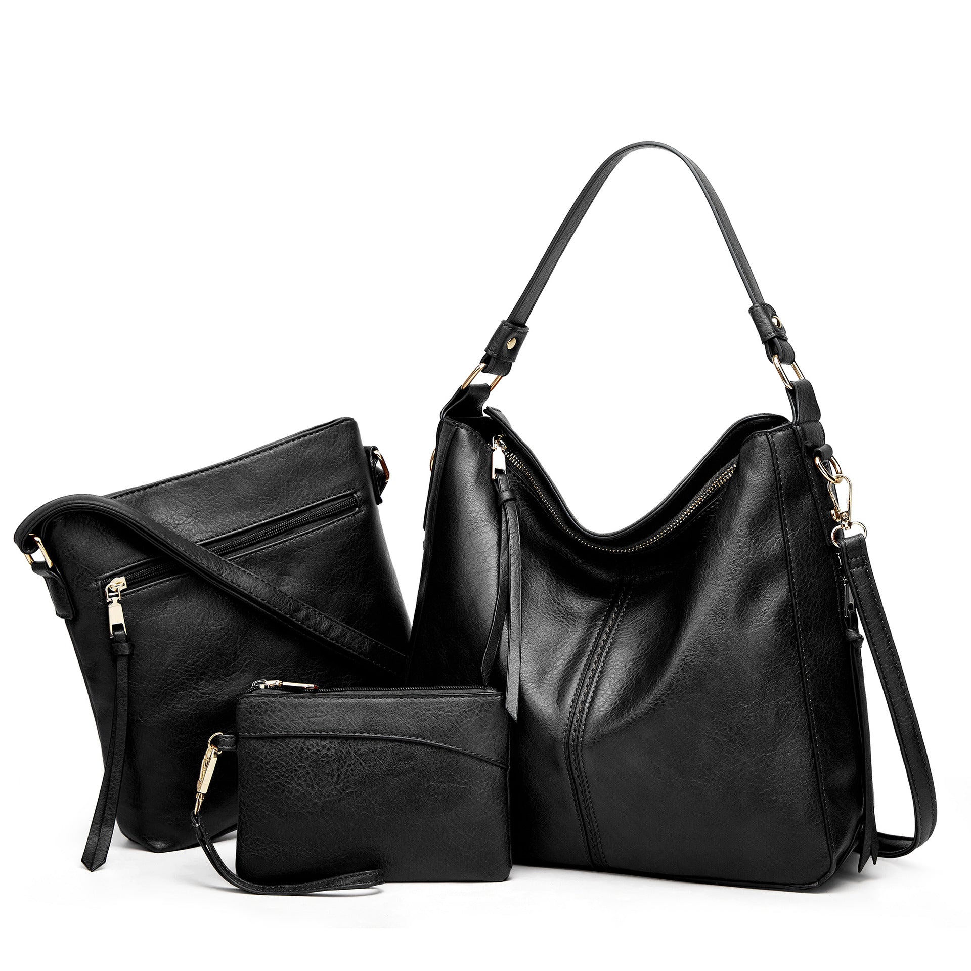 Stylish Leather Bag with Sleek Finish