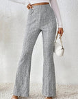 Stretch Flare Knit Trouser