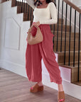 Comfy High Waist Loose Fit Trousers