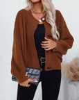Women's Button-Down Knitted Cardigan