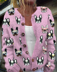 Casual Women’s Cardigan with Digital Print