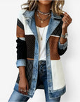 Bethany | Elegant Layered Collar Button Jacket