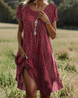 Artistic Bohemian Midi Dress
