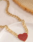 Heartfelt Elegance Necklace & Bracelet Set