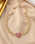 Heartfelt Elegance Necklace & Bracelet Set
