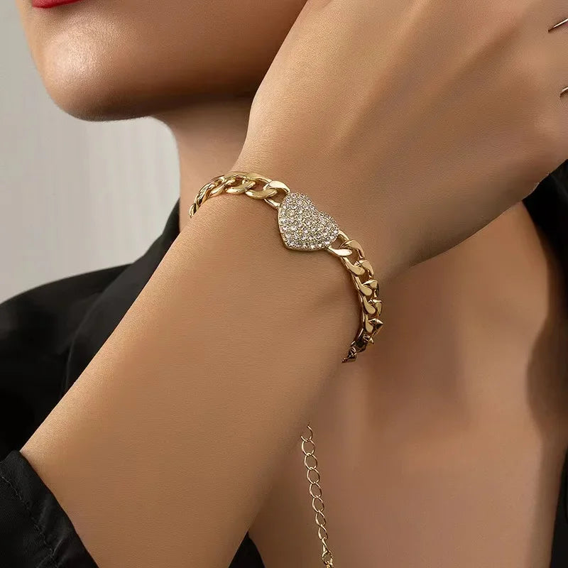 Heartfelt Elegance Necklace &amp; Bracelet Set