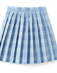 Pleated Check Skirt for Women