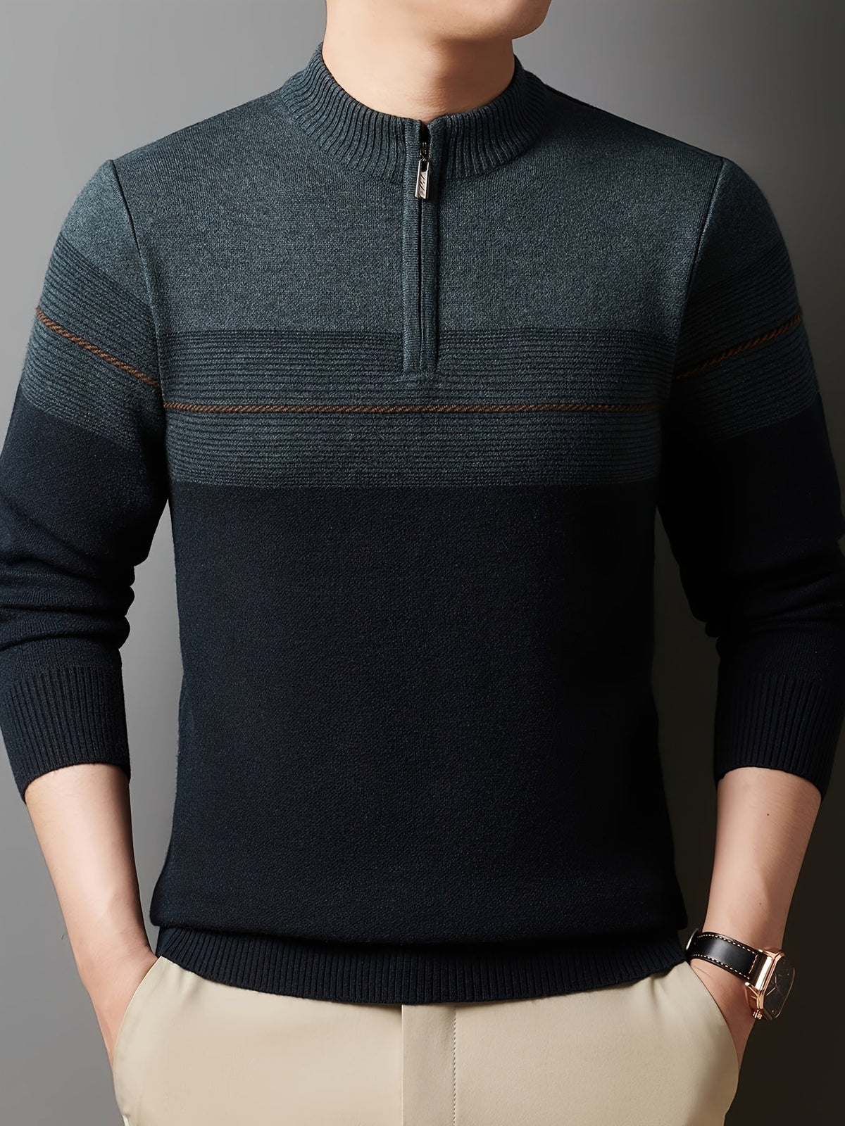 Oscar | Zip-Neck Sweater