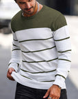 Henry | Striped Crew Neck Sweater