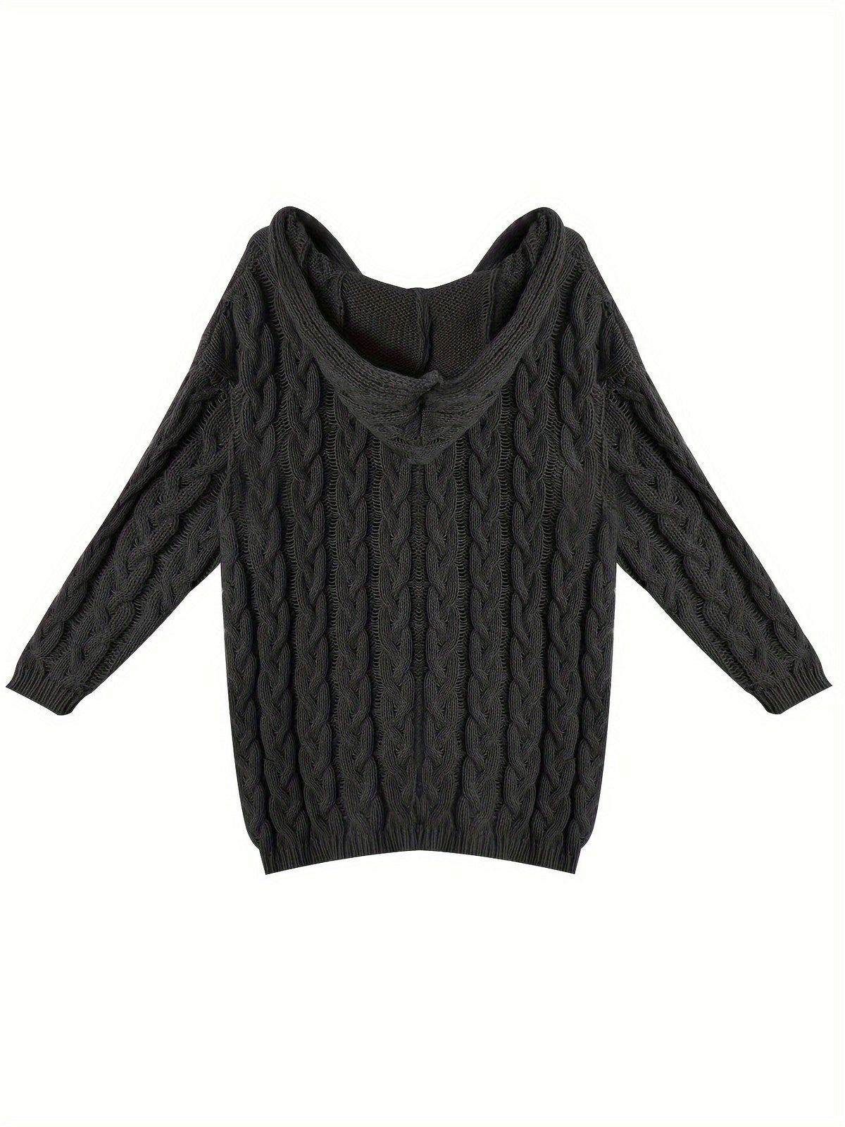 Florence | Relaxed Cable-Knit V-Neck Sweater
