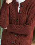Fern | Textured Button-Front Cardigan
