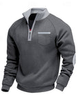 Keith | Quarter-Zip Colour Block Pullover