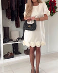 Round Neck Floral Fashion Dress