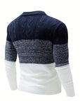 Graham | Color-Block Crew Neck Sweater