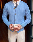 Arthur | Ribbed Button-Up Cardigan